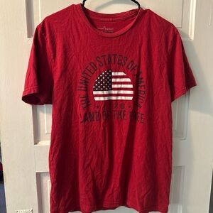 Sonoma Red American Flag Tee